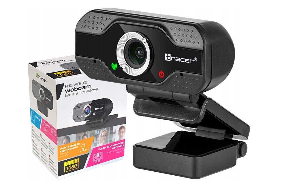 Kamera internetowa TRACER FHD WEB007 wbudowany mikrofon