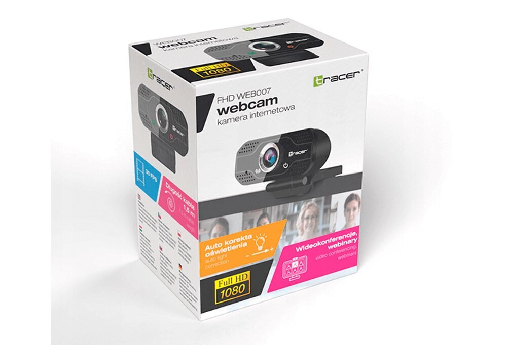 Kamera internetowa TRACER FHD WEB007 łatwe w instalacji