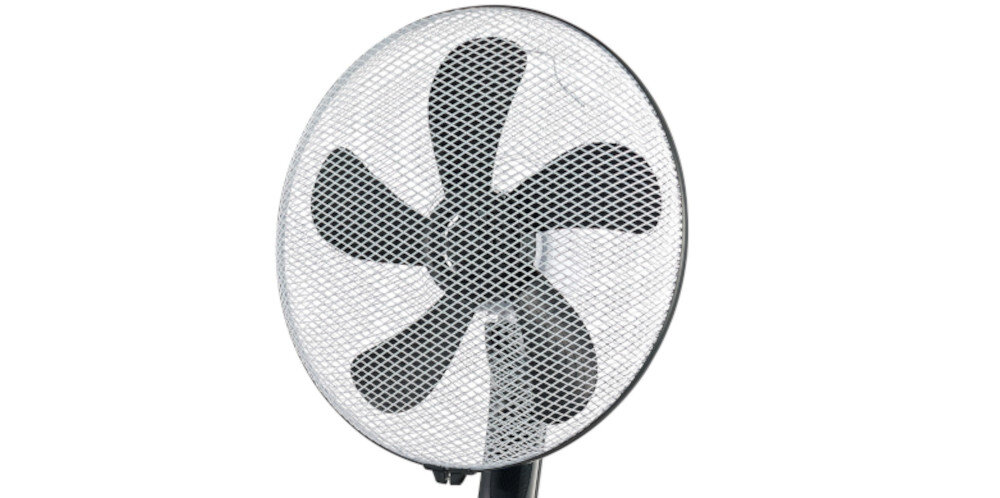 Wentylator BLAUPUNKT ASF701 Bezpieczne i łatwe czyszczenie Solidne osłony metalowy grill z przodu tworzywa sztucznego kratka z tyłu ochrona bezpieczeństwo użytkowania łatwo zdemontować higiena