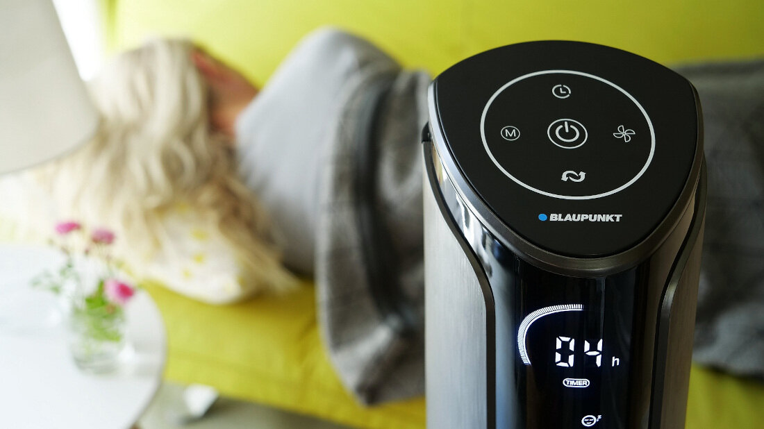 Wentylator BLAUPUNKT AFT801 Cisza sprzyjająca relaksowi cicha praca poziom hałasu sen komfort