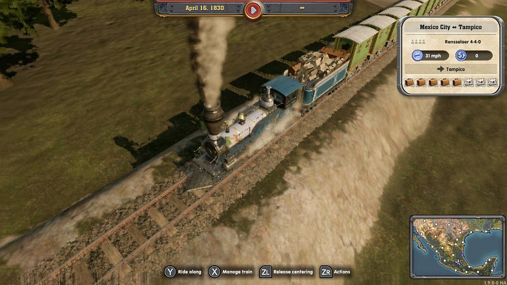 Railway Empire Gra NINTENDO SWITCH opis funkcje świat realia