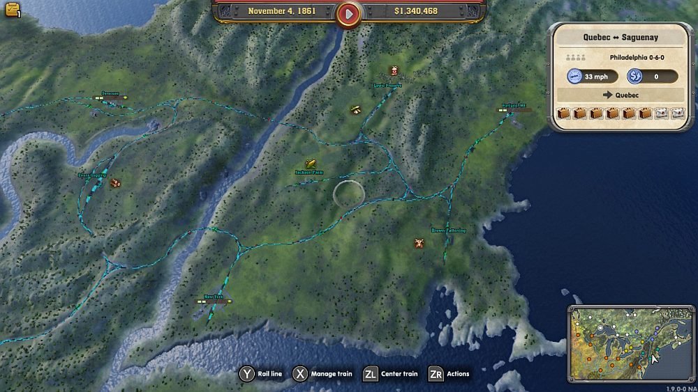 Railway Empire Gra NINTENDO SWITCH fabuła rozbudowa