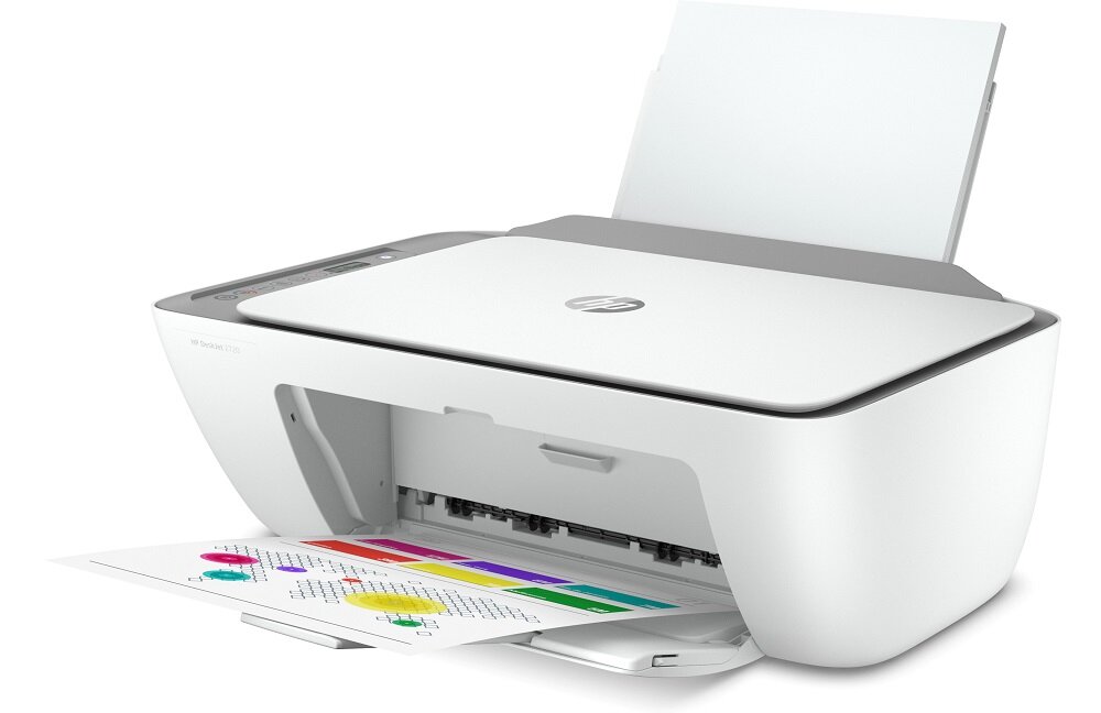 Urządzenie HP DeskJet 2720 - Drukowanie i skanowanie dostępne od zaraz szybka praca HP Smart gotowość do pracy