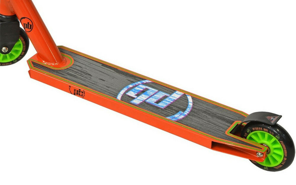 Hulajnoga PB Stunt Scratch duży szeroki z grafiką podest jezdny z aluminium