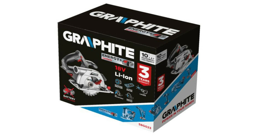 Pilarka tarczowa GRAPHITE 58G023 Energy+