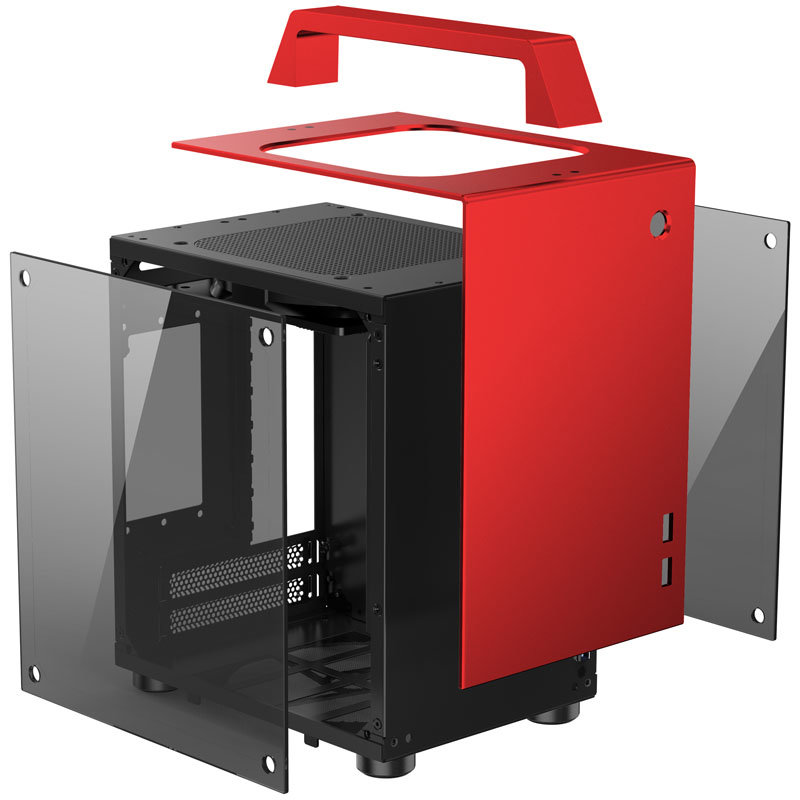 OBUDOWA KOMPUTEROWA JONSBO T8 rozebrana na części