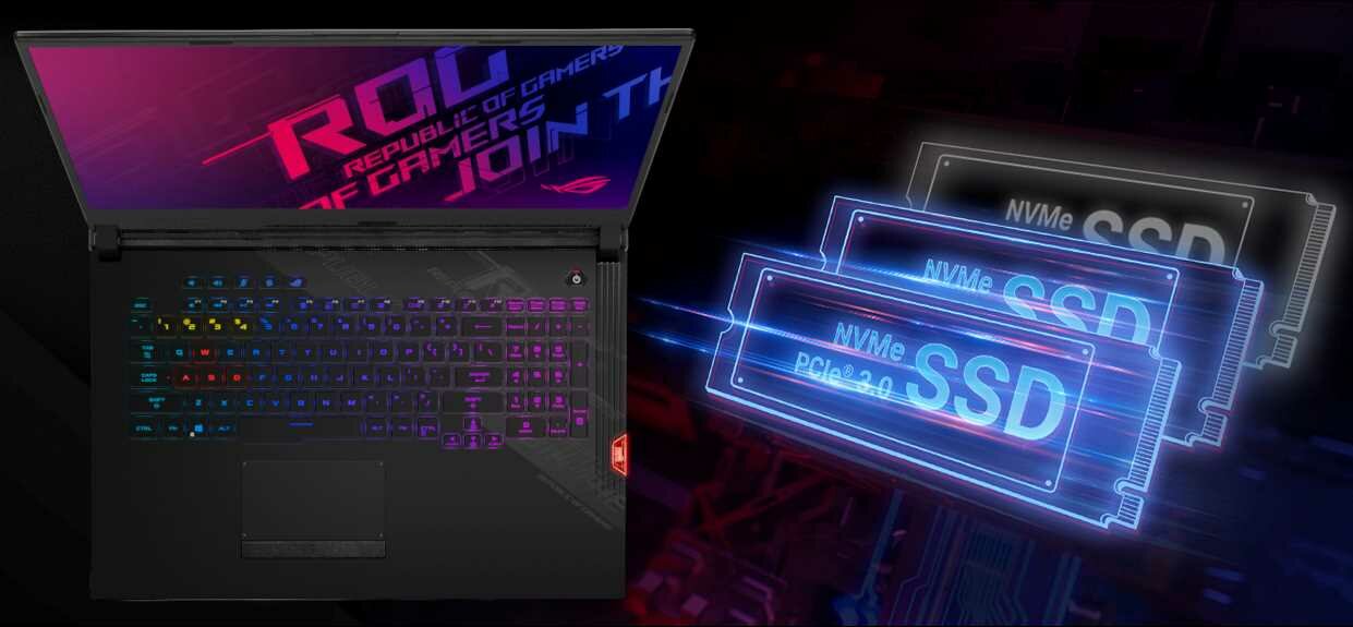 Laptop ASUS Rog Strix Scar 17 G732 G732LV G732LW G732LWS - dysk SSD