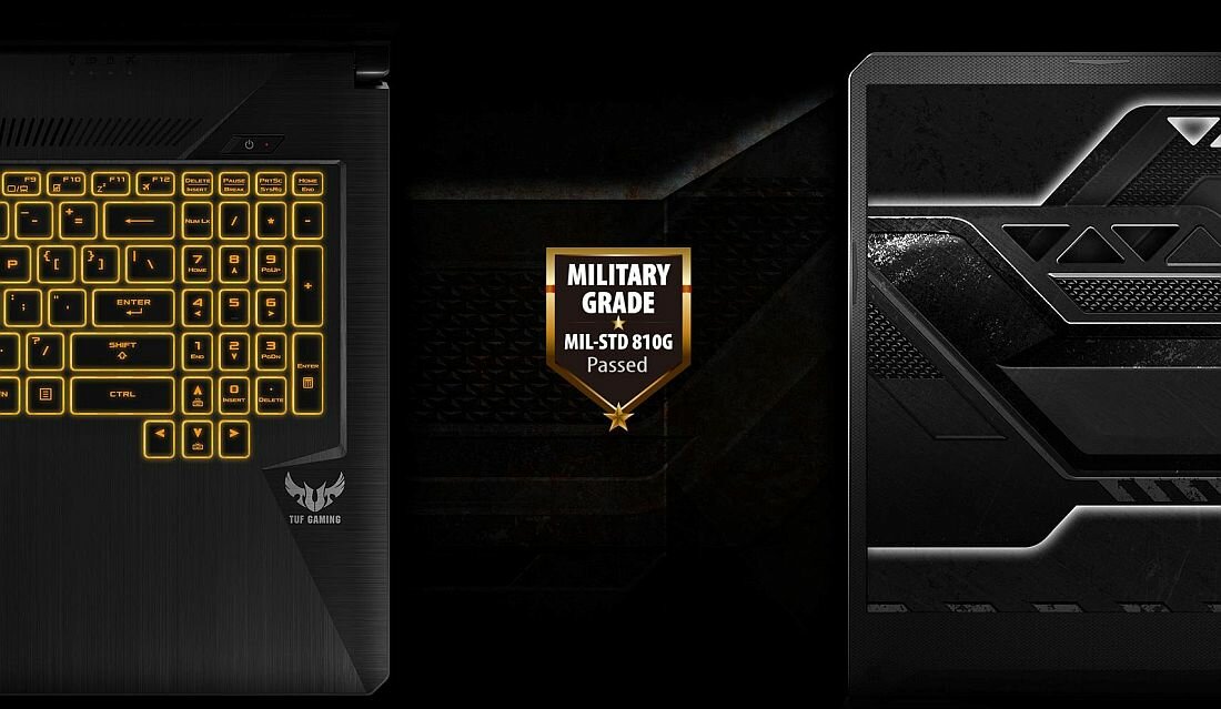Laptop ASUS TUF Gaming FX705 - wytrzymałość