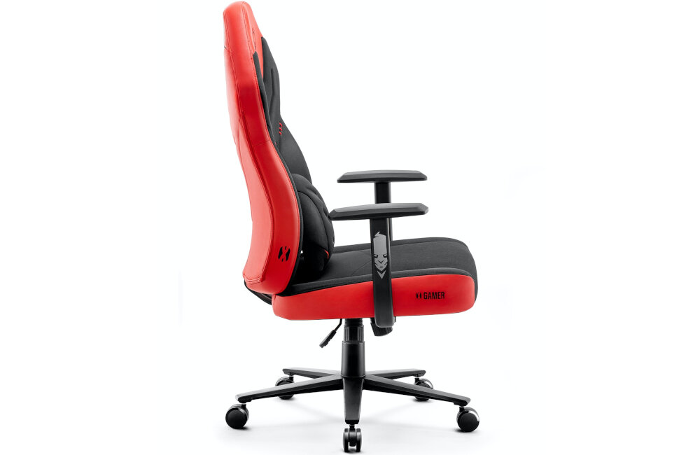 Fotel DIABLO CHAIRS X-Gamer 2.0 (L) czarno-czerwony ergonomia warunki pracy gry