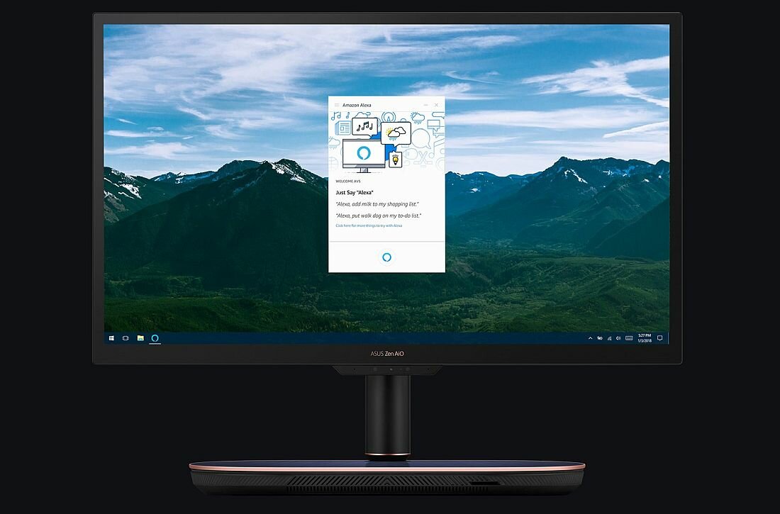 Komputer ASUS Zen Z272SDT - Sterowanie głosem