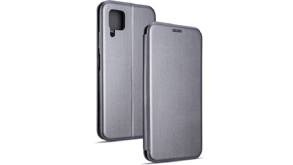 Etui BOOK MAGNETIC do Huawei P40 Lite STALOWY case wygoda komfort bezpieczeństwo kolor ochrona