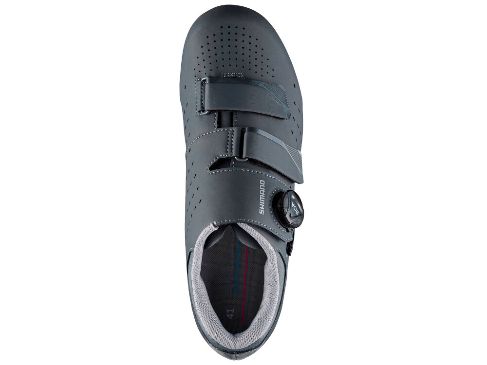 Buty rowerowe SHIMANO SH-RP400WG1 Szary rozmiar 38 do jazdy na rowerze do chodzenia podeszwa z miekkiego tworzywa sztucznego odpowiednia przyczepnosc