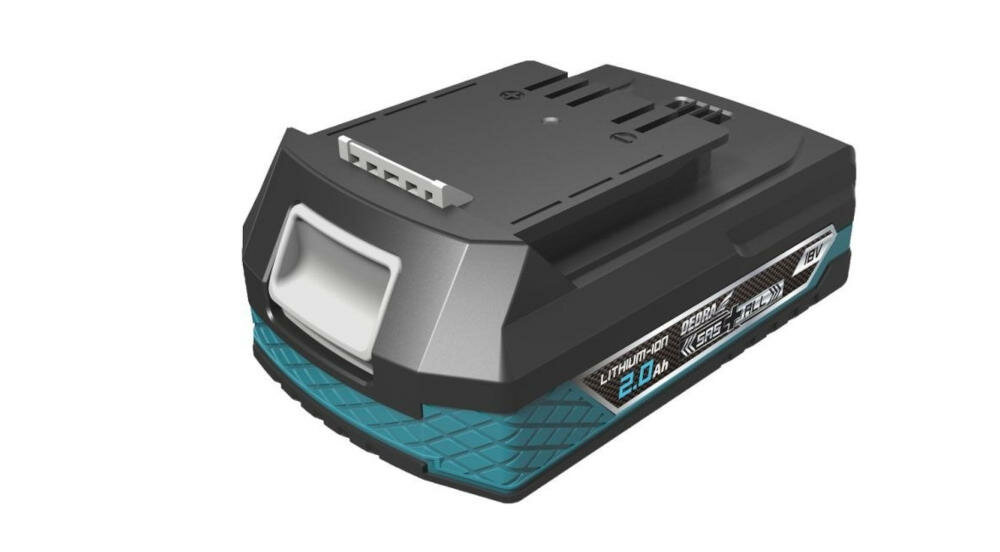 DEDRA-DED7012 akumulator zasilanie narzędzia technologia litowo jonowa ładowanie baterie diody obudowa nałądowanie guma