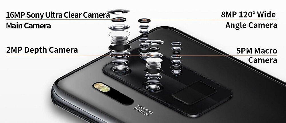 Smartfon OUKITEL C18 Pro aparat pamięć ram procesor zdjęcia blokada ekran