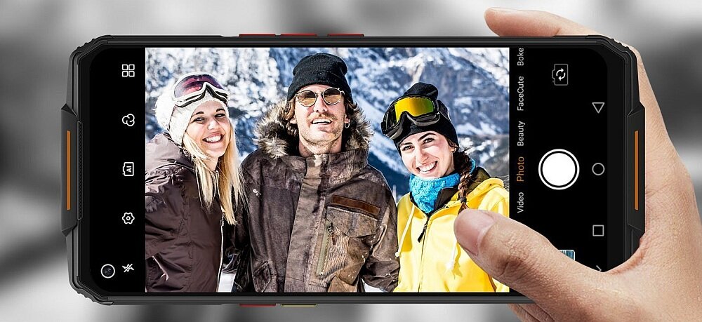 Smartfon OUKITEL WP7 aparat ekran procesor blokada rozdzielczość bateria odporność obudowa szkło pamięć 