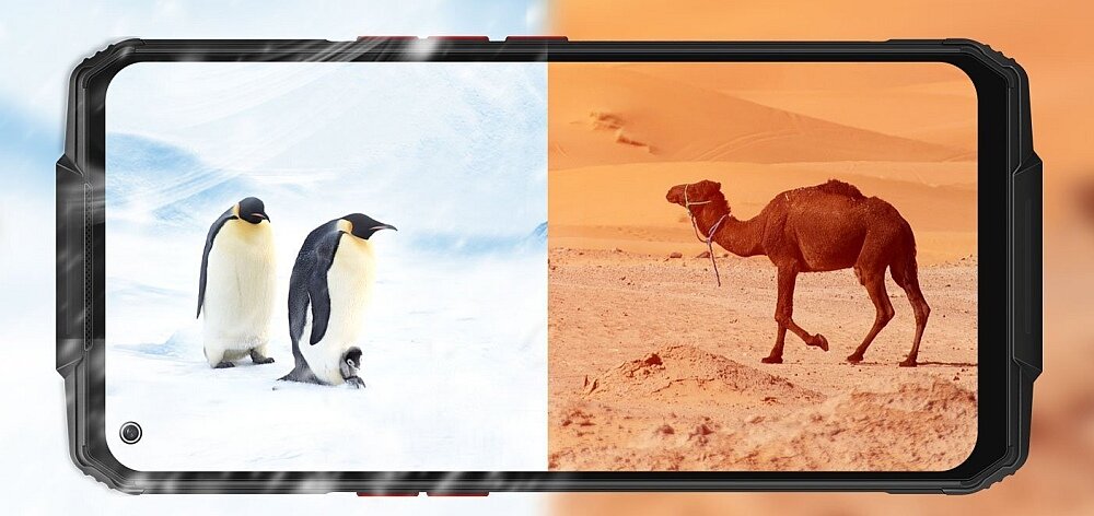 Smartfon OUKITEL WP7 aparat ekran procesor blokada rozdzielczość bateria odporność obudowa szkło pamięć 