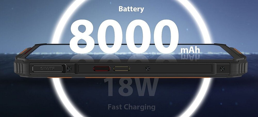 Smartfon OUKITEL WP7 aparat ekran procesor blokada rozdzielczość bateria odporność obudowa szkło pamięć 