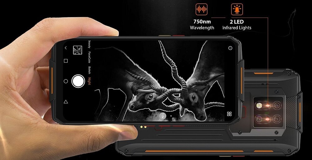 Smartfon OUKITEL WP7 aparat ekran procesor blokada rozdzielczość bateria odporność obudowa szkło pamięć 