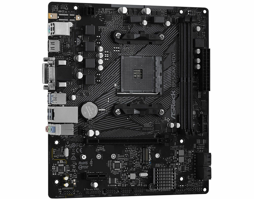 Płyta główna ASROCK B550M-HDV - chipset AMD Radeon Vega zintegrowany układ graficzny