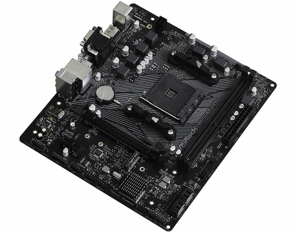 Płyta główna ASROCK B550M-HDV - gniazdo PCI Express x16 zaawansowana karta graficzna większa wydajność