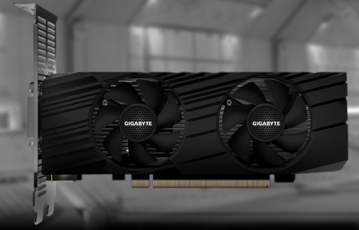 Karta graficzna GIGABYTE GeForce GTX 1650 D6 OC 4GB chłodzenie wentylatory temperatura głośność