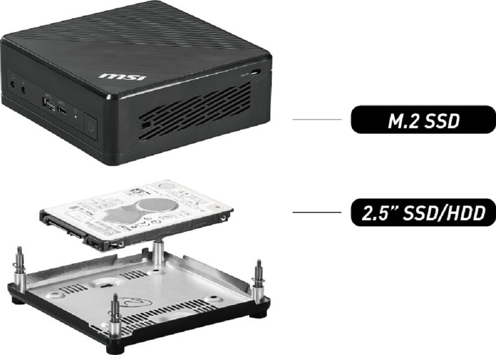 Komputer MSI Cubi 5 10M - dodatkowe akcesoria 