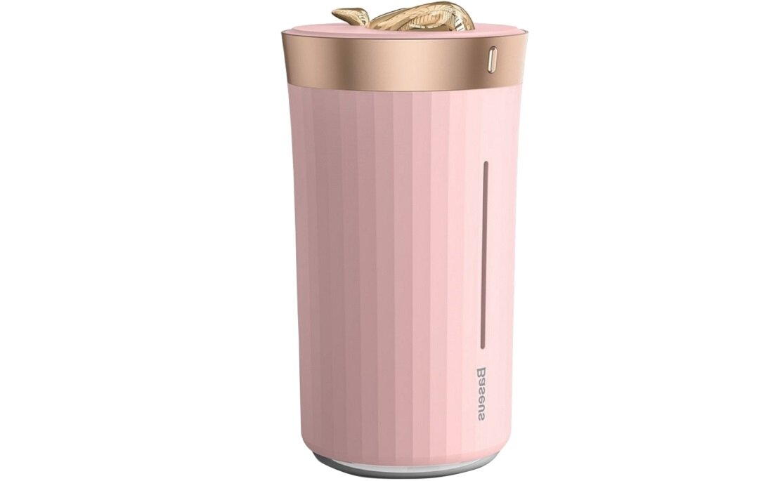 Nawilzacz ultradzwiękowy BASEUS BSU1550PNK moc 2,5W cicha praca tylko 30 decybeli tryb nocny inteligentne zabezpieczenie wytomatyczne wylaczenie wyposazenie mozliwosci