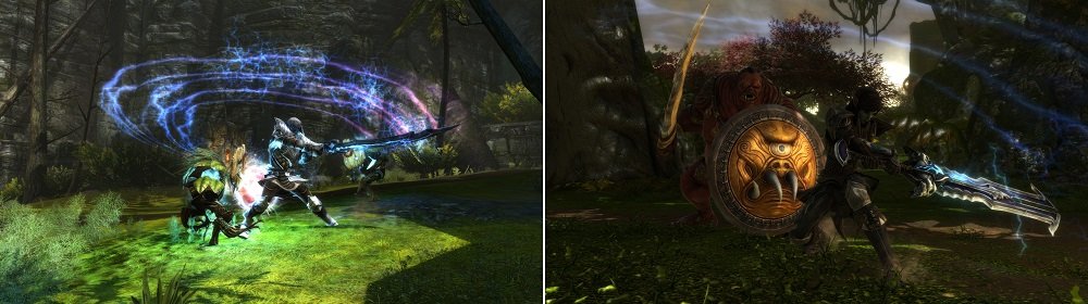 Kingdoms of Amalur Re-Reckoning - Edycja Kolekcjonerska Gra PS4 screen z gry walka atak