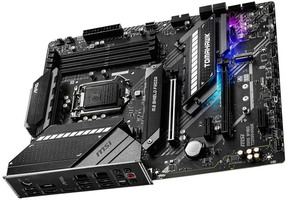 Płyta główna MSI Mag B460 Tomahawk - Nowoczesne porty i karta sieciowa  