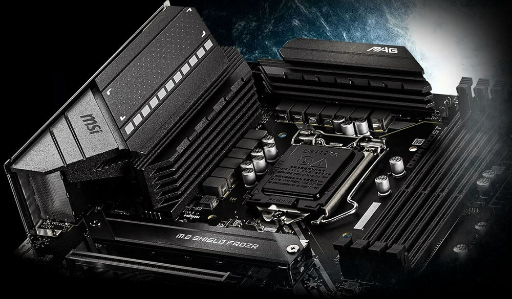 Płyta główna MSI Mag B460 Tomahawk - chlodzenie 