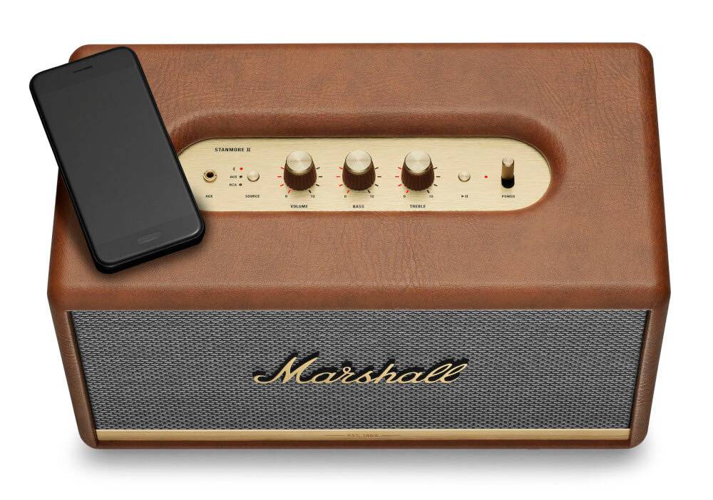 Głośnik Mobilny MARSHALL Stanmore II BRĄZOWY - Łączność Bluetooth