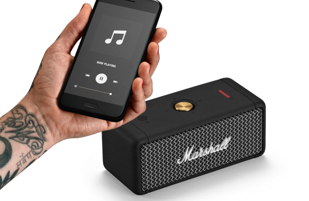 GŁOŚNIK MOBILNY MARSHALL EMBERTON bluetooth zasięg odległość