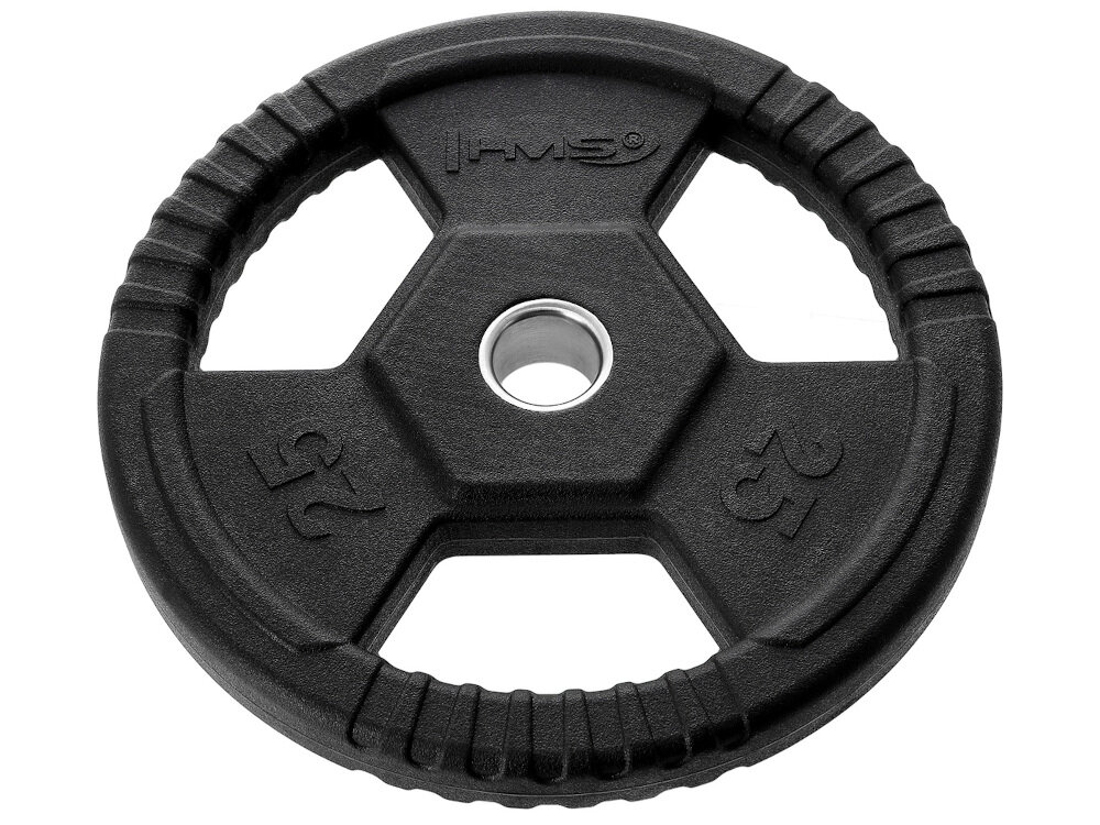Talerz olimpijski HMS TOH25 (25 kg) dla mężczyzn dla kobiet do ćwiczeń ogólnorozwojowych rehabilitacyjnych średnica zewnętrzna 480 mm'
