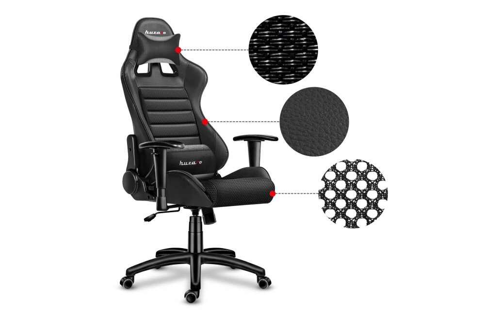Fotel HUZARO Force 6.0 skóra ekologiczna wykonanie