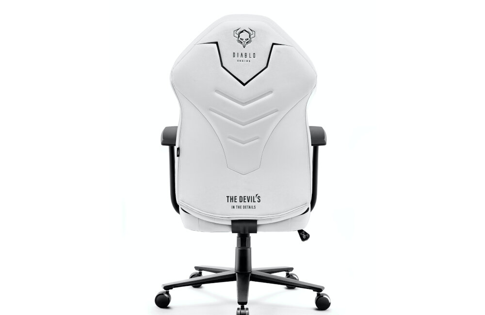 Fotel DIABLO CHAIRS X-Gamer 2.0 (L) czarno-biały zarysowania