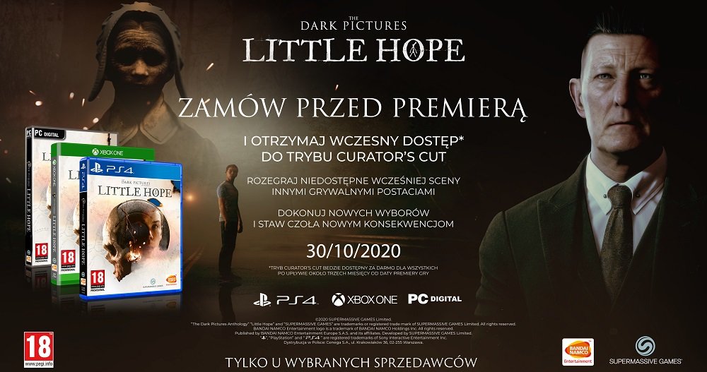 The Dark Pictures Anthology - Limited Edition XBOX-ONE przedpremiera curators cut