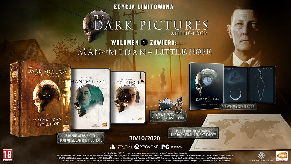 The Dark Pictures Anthology - Limited Edition XBOX-ONE dycja limitowana zawartość zestawu