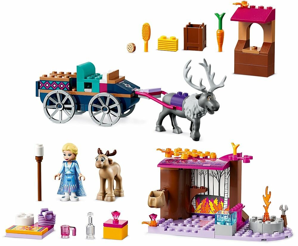 LEGO Frozen 2 Wyprawa Elzy 41166 - zestaw