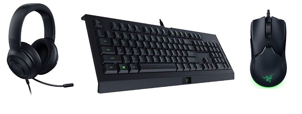 Zestaw RAZER Power Up Bundle 3w1 widok ogólny
