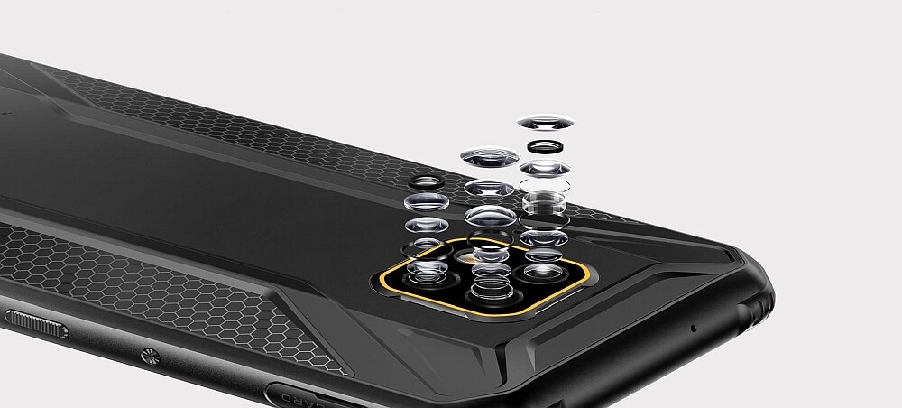 Smartfon DOOGEE S95 Pro aparat makro obiektyw szeroki kąt rozdzielczość zdjęcia selfie