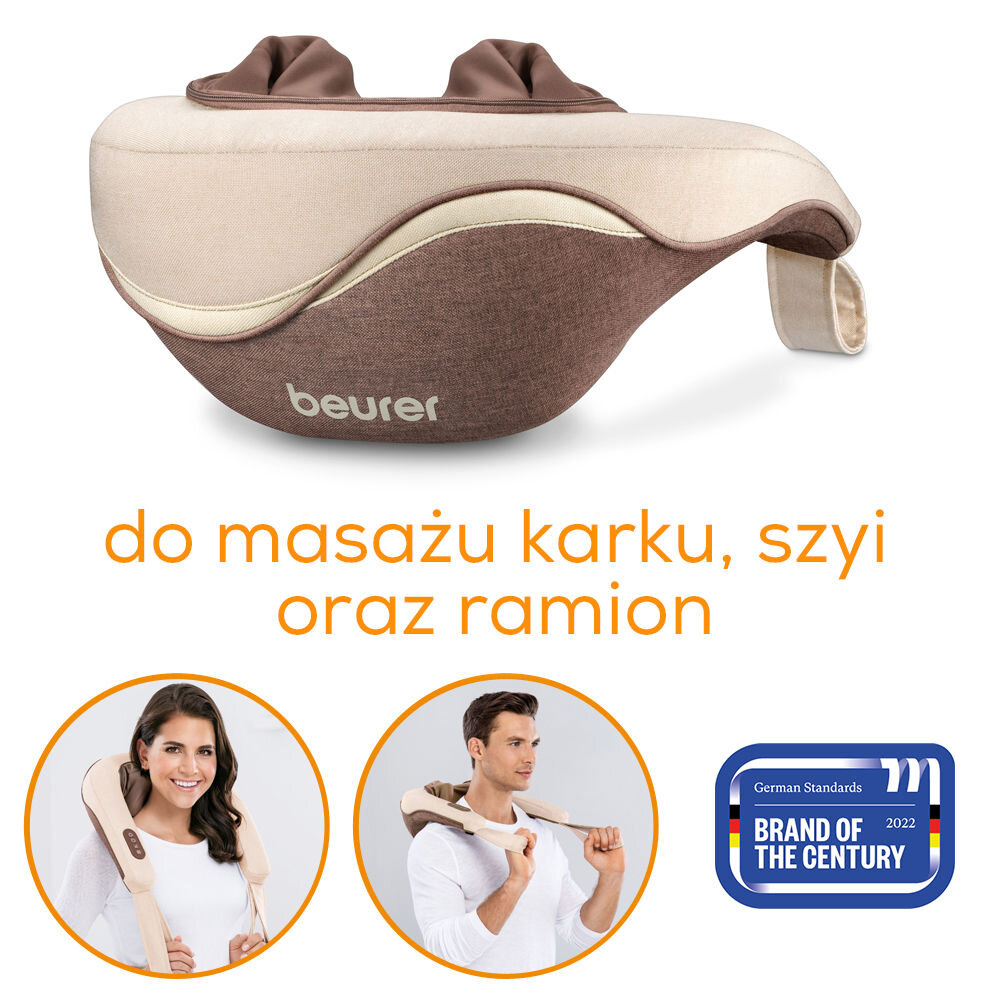 Masażer do karku BEURER MG 153 moc pojemnosc ottwieranie wieko