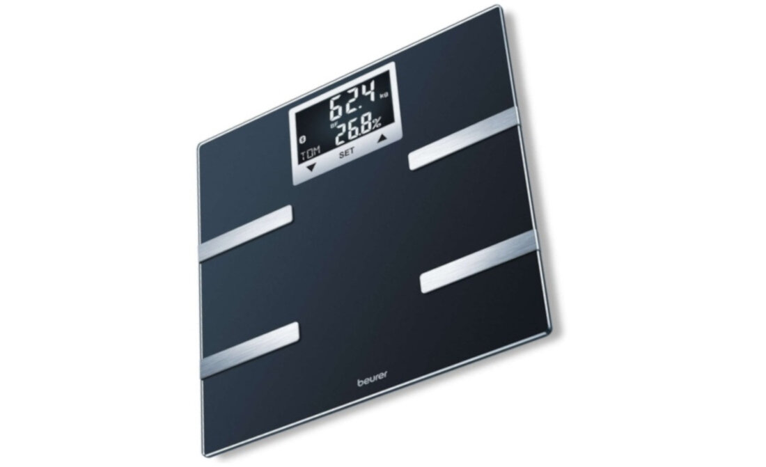 Waga BEURER BF 720 wyglad design kolorystyka kolor duzy wyrazny wyswietlacz LCD nowoczesny wyglad