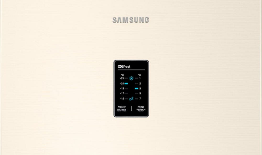 SAMSUNG-RB31FERNDELEO chłodziarka zamrażarka ekran elektroniczy wyświetlacz design