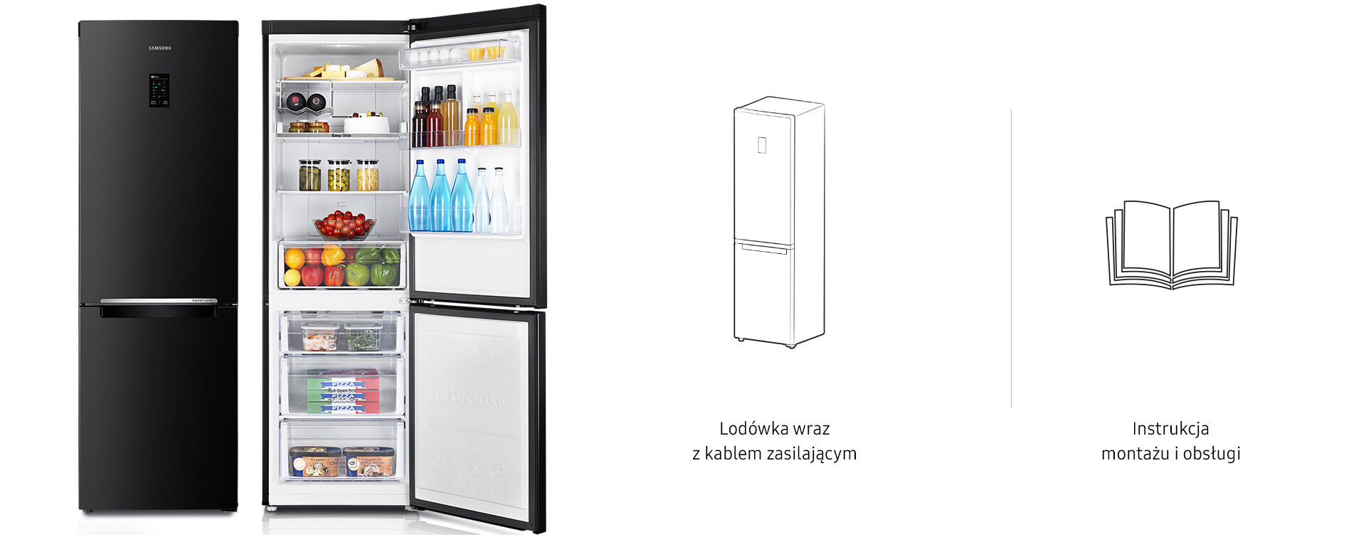 W zestawie znajduje się instrukcja montażu