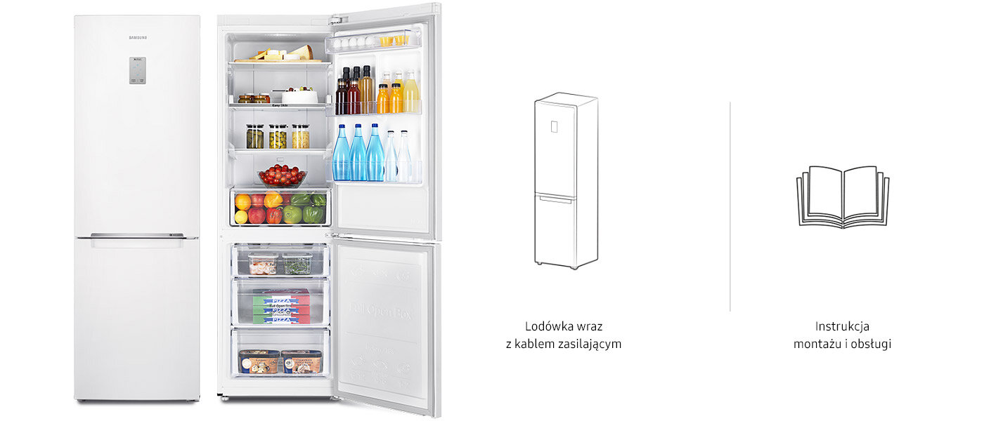 Z lodówką otrzymujesz instrukcję oraz kartę gwarancyjną Z lodówką otrzymujesz instrukcję oraz kartę gwarancyjną