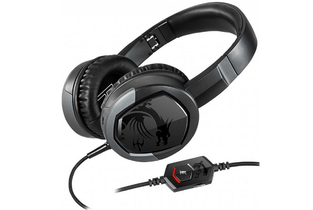 Słuchawki MSI Immerse GH30 v2 - opcja regulacji głośności