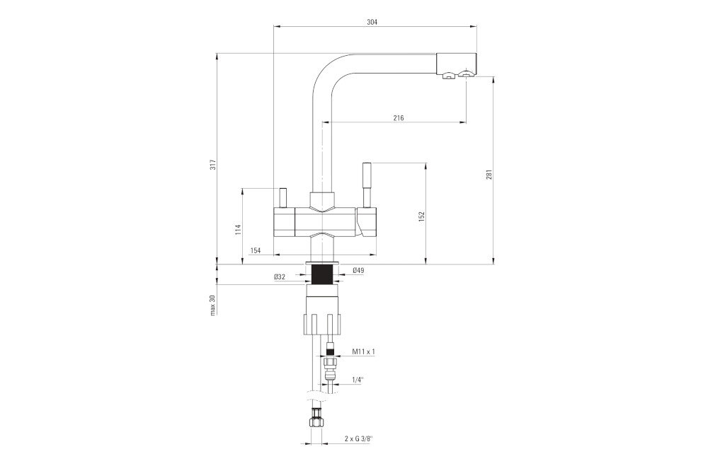 BATERIA KUCHENNA DEANTE ASTER BCH 065M dane techniczne zdjęcie wymiary