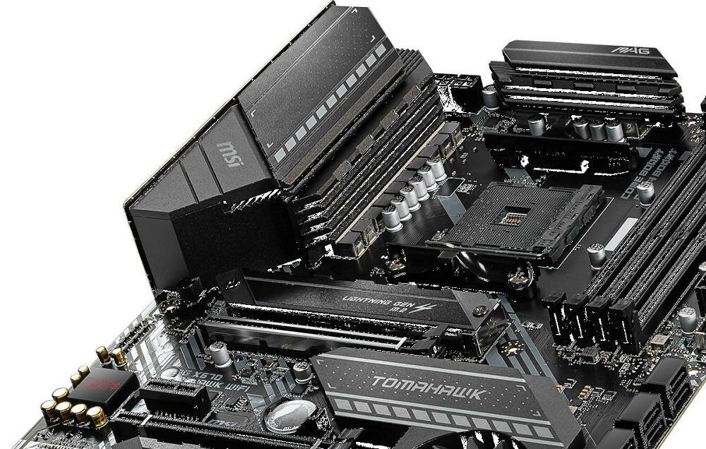 Płyta główna MSI Mag X570 Tomahawk WiFi - dysk pamiec SSD USB  