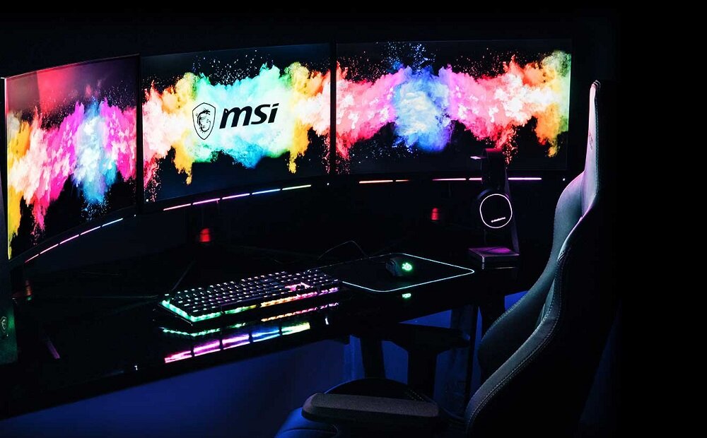 Płyta główna MSI Mag X570 Tomahawk WiFi - podswietlenie 