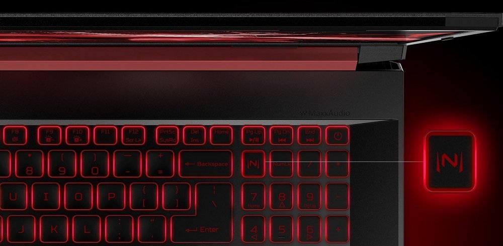 Laptop Acer Nitro 5 NitroSense podświetlona  klawiatura skok 1,6m
